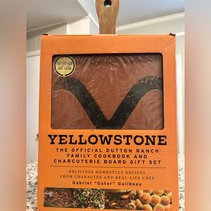 Yellowstone Charcuterie Board Cookbook Set - Orange